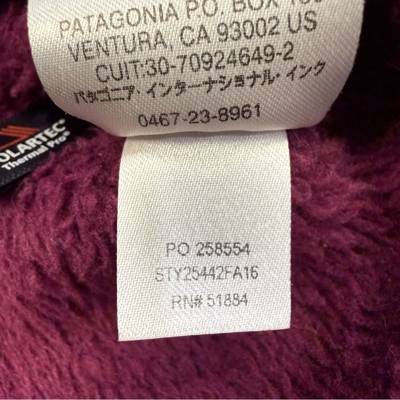 Patagonia Re-Tool Snap-T Fleece Pullover Purple Womens Medium - Picture 14 of 14